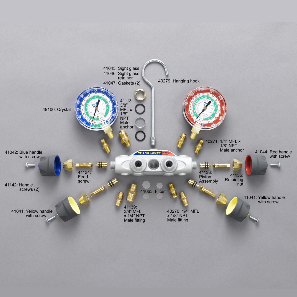 Charging Systems Parts by the company Yellow Jacket HVAC Charging Systems