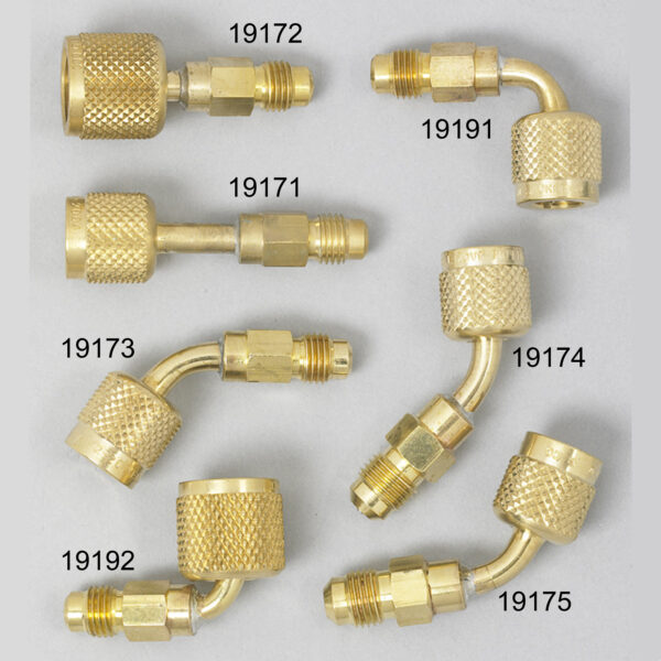 Couplers and Other Parts by the company Yellow Jacket HVAC Hose Adapters, Valves and Parts